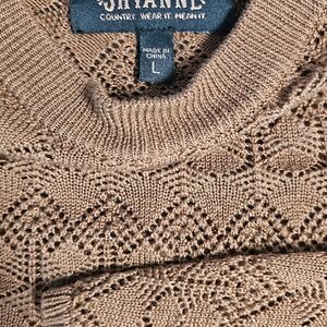 Shyanne  Brown Knit Sweater - Size L